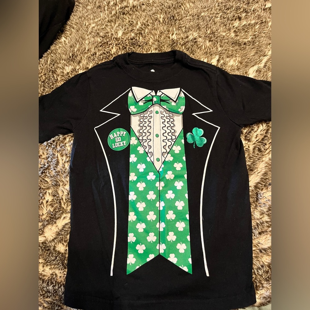 Boys saint patricks day tshirt